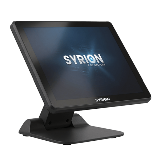 TPV tactile Syrion G150 15 pouces vue trois quarts