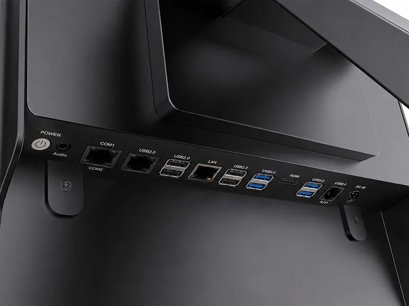 Connectique du TPV tactile ITS M6 15,6 pouces