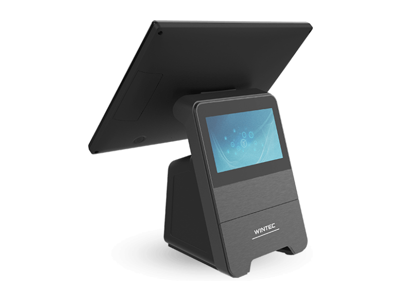 TPV Wintec AnyPOS 100 vue trois quarts